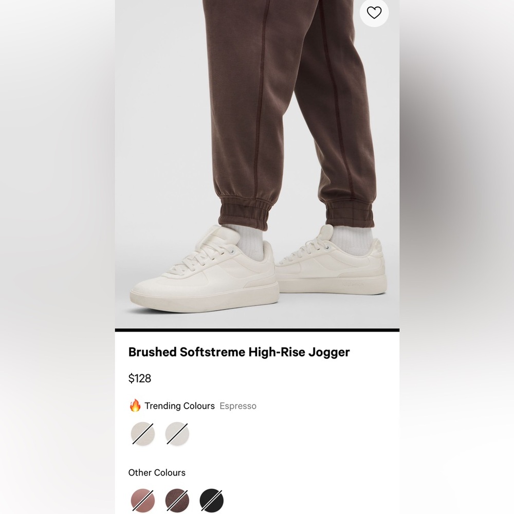 Lululemon softstreme jogger